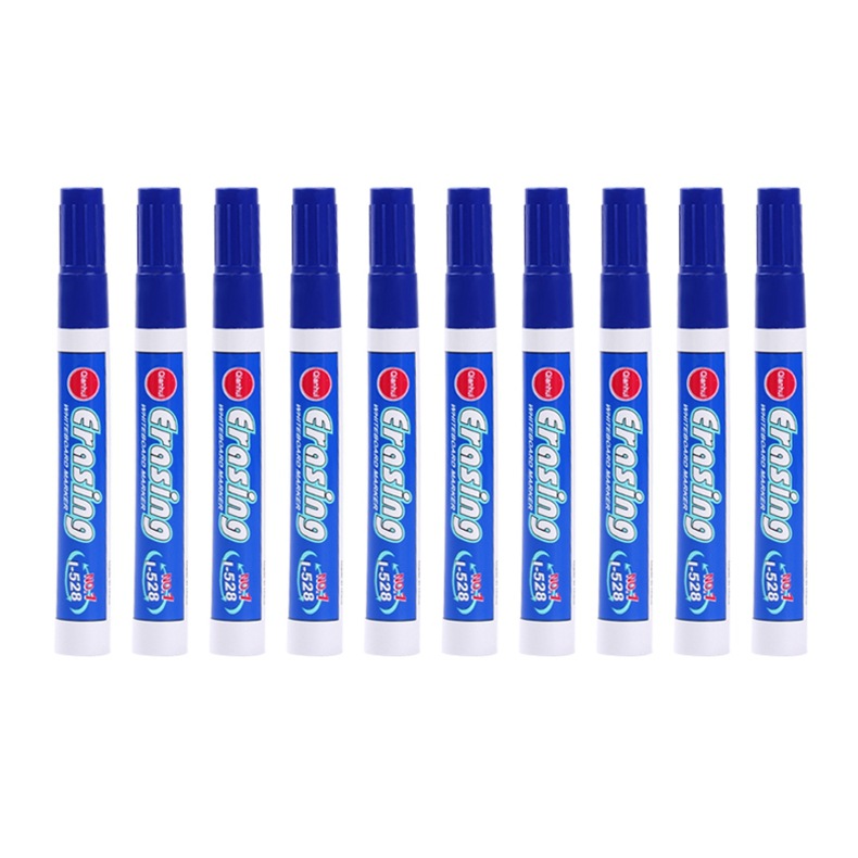 1pcs Erasable whiteboard pen water-based drawing board whiteboard pen office stationery whiteboard pen: Blue