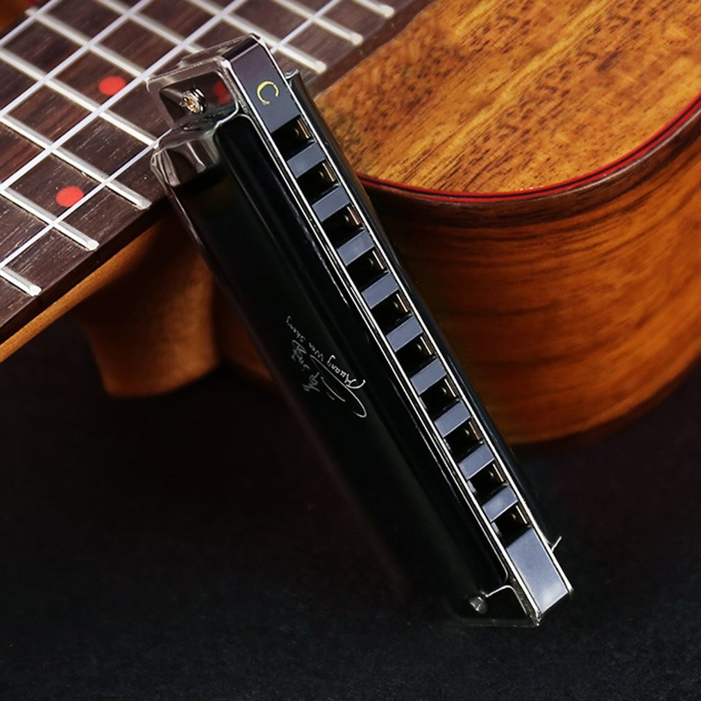 10 otwór harmonijka polifoniczna C ton harmonijka początkujący praktykujący harmonijka dzieci trwały instrument