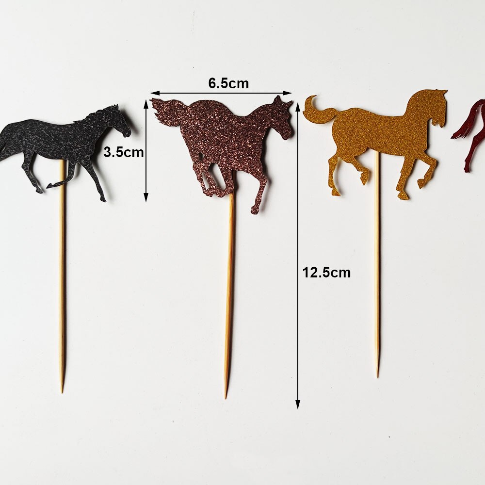 40 sztuk koń Cupcake wykaszarki wyścigi konne ciasto wykaszarki koń akcesoria z motywem przyjęcia urodzinowego Kentucky derby ciasto dekoracje