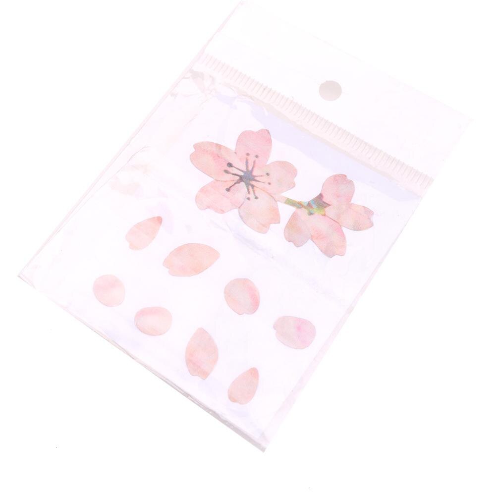 Wiśnia w kwiaty samoprzylepne ukulele gitara naklejki gitara basowa Kalimba słodkie naklejki akcesoria