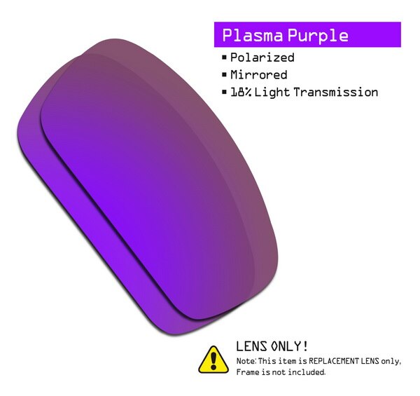 SmartVLT Polarized Replacement Lenses for Oakley Splinter Sunglasses - Multiple Options: Purple-ShieldCoat