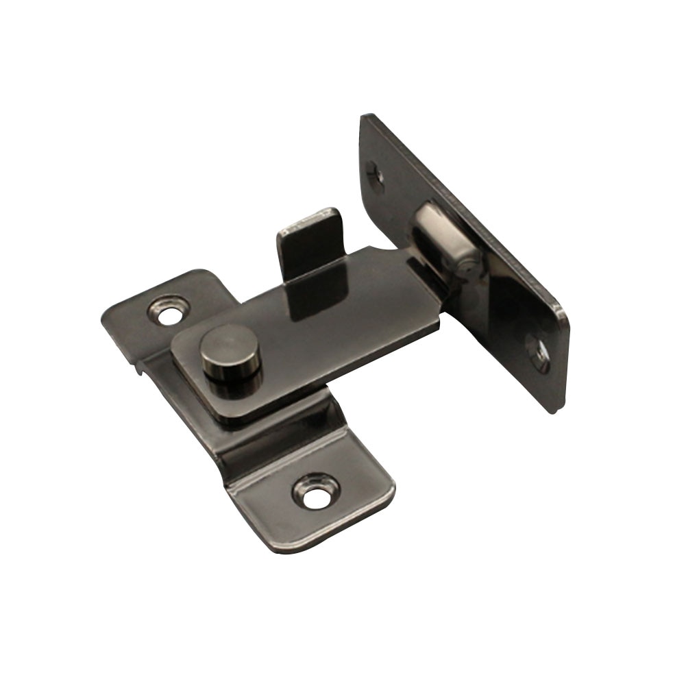 Universal Flip Lock Gate Hasp Home Safety Thick Right Angle Door Latch Anti-theft Sliding Barn Bathroom Stainless Steel Window