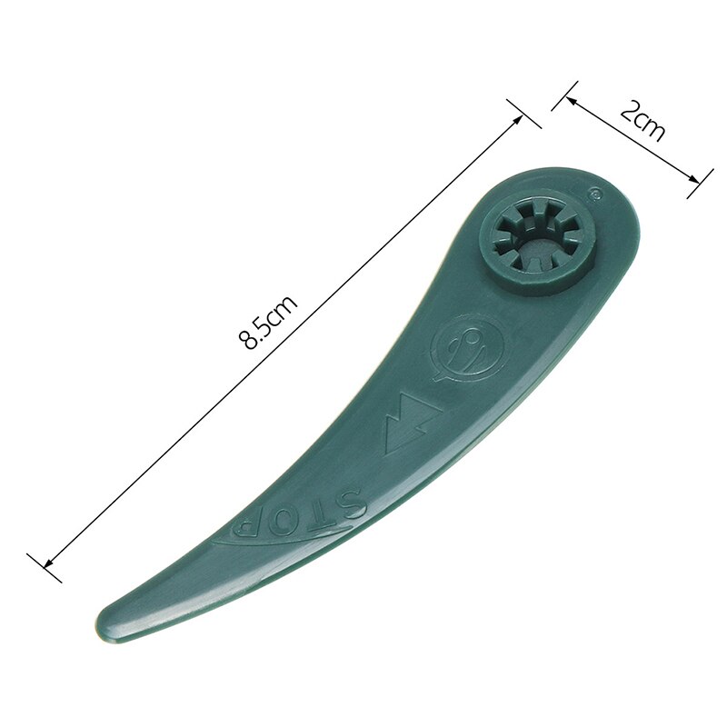 Plastic Bladed Grass Strimmer Durable Trimmer Plastic Garden Accessories Lawn Mower Plastic Blade 1/10/25/50/100pcs: 50 PCS