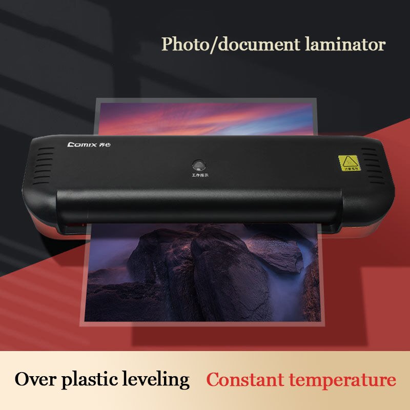 A4 Laminator Machine Use for Home Office or School Suitable for Use with Photos Document Certificate Material Laminating