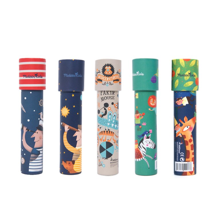 Klassieke Retro kinderen Wetenschap Experiment Speelgoed Caleidoscoop Puzzel Speelgoed Ouder-kind Interactie