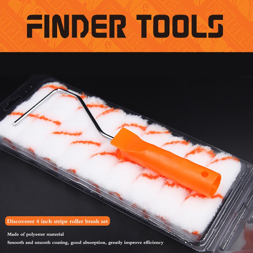 1Set Of Paint Roller Tool Paint Roller 4 Inch Mini Paint Roller Kit Foam Paint Roller Roller Home Repair Painting