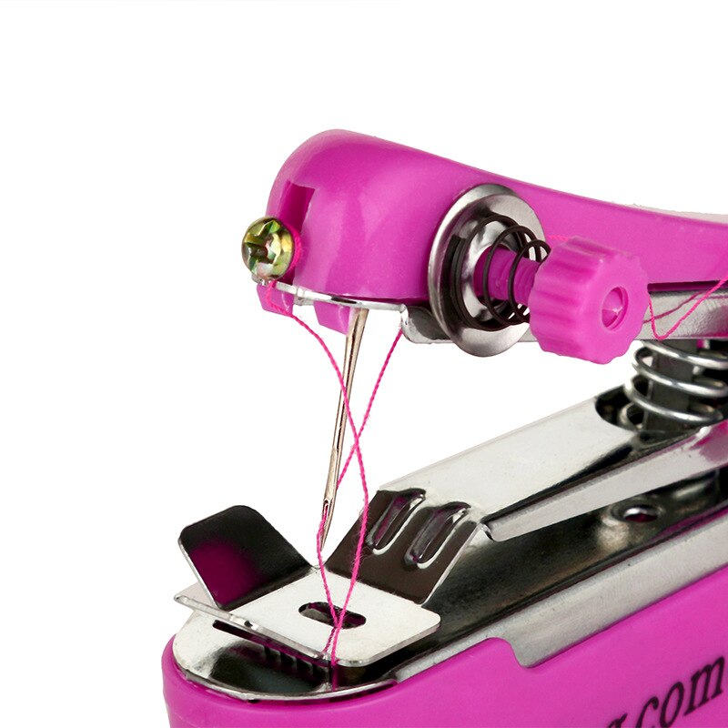 Mini Hand Sewing Machine, Sewing Machine Simple Operation Sewing Tools Sewing Cloth Fabric Handy Needlework Tools