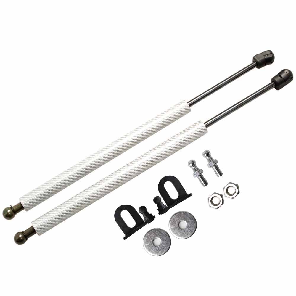 Voor Opel Astra K Voor Buick Verano Gs Hatchback Motorkap Bonnet Wijzigen Gasveren Lift Ondersteuning shock Demper Absorber: silver carbon fiber