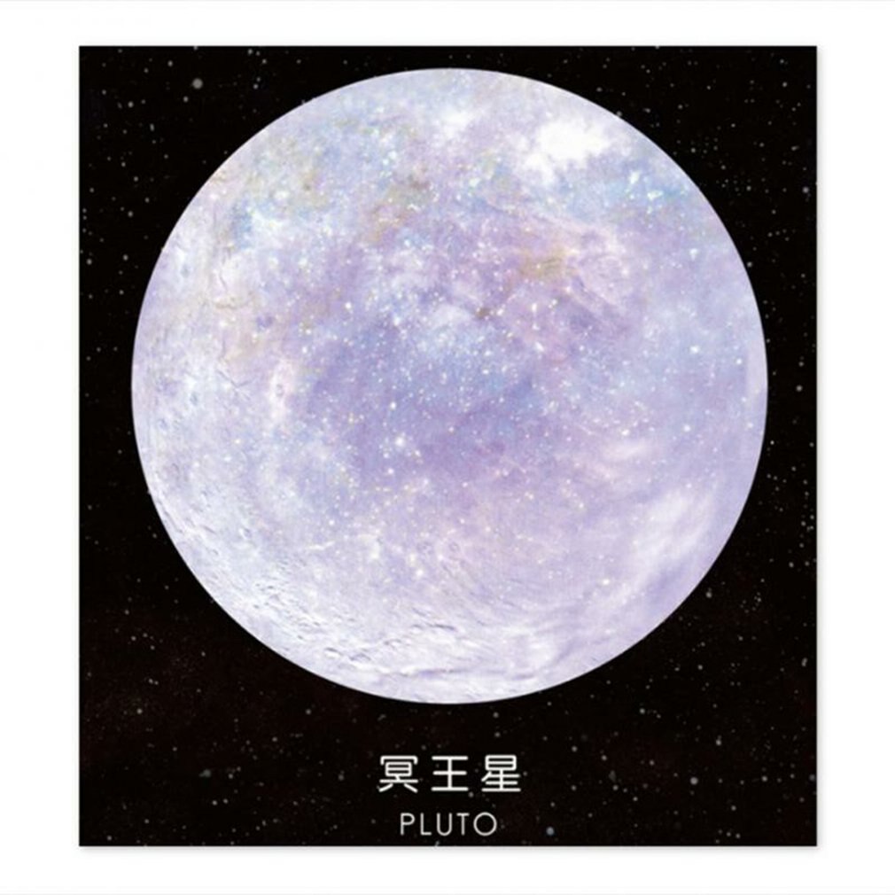 Planetary Post-it Notes Round Tearable Notes Convenient Memo Pad Message Notes Sticker Delicate