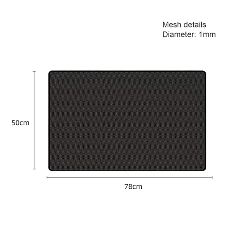 Rideau de Protection solaire magnétique pour voiture, 4 pièces, pare-soleil pour fenêtre latérale, respirant, maille, Protection UV d'été, Film de Protection pour fenêtre: 1pc rear window