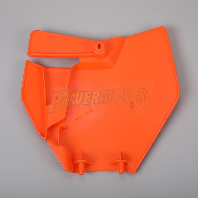 La matrícula delantera nombre Placa de cubierta de plástico para 125, 150, 250, 350, 450 SX XC-F SX-F Motocross Enduro de tierra: Orange