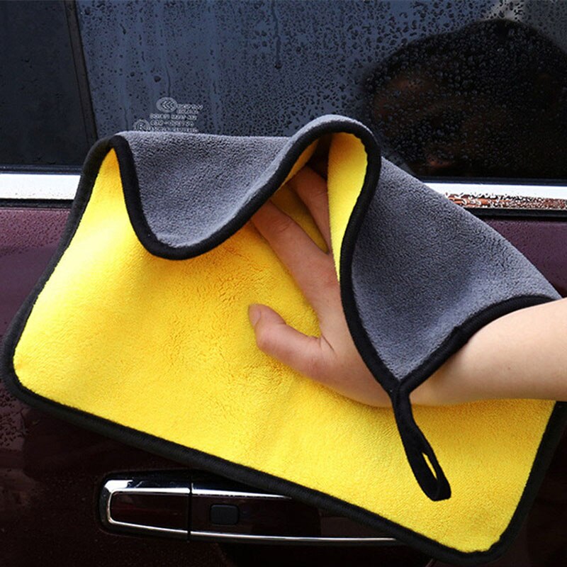 30x60cm Rag Car Wash Microfiber Towel Car Cleaning Drying Cloth Hemming Car Detailing Cloth Car Wash Towel Auto Products