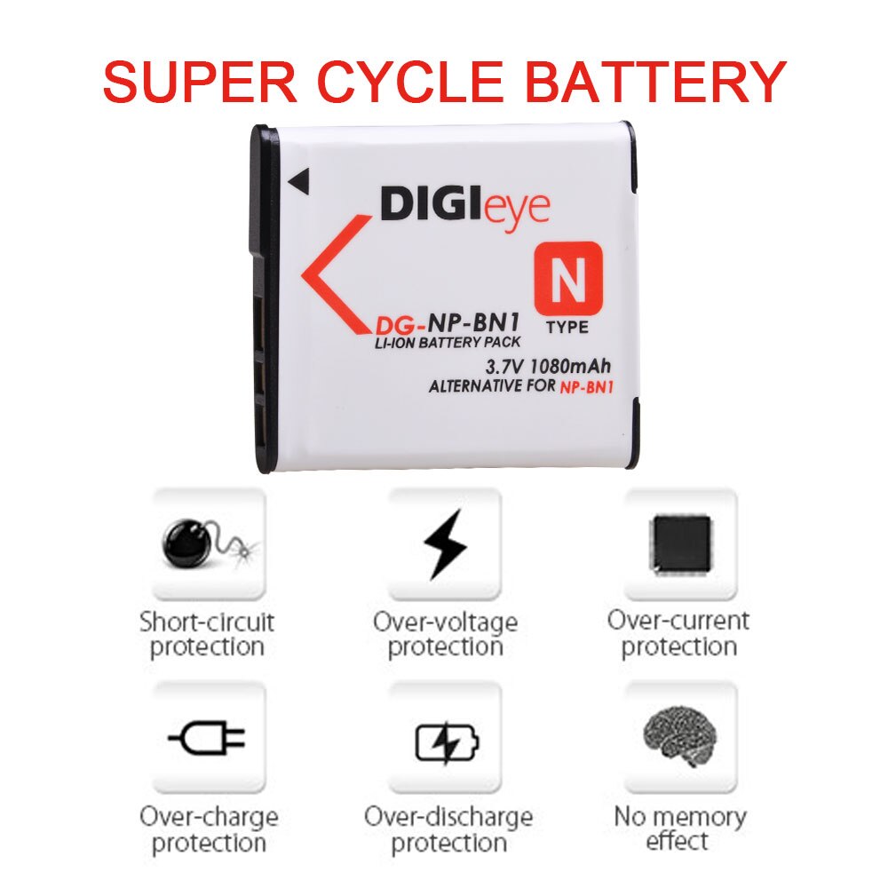 NP-BN1 NPBN1 NP BN1 Rechargeable Battery for Sony Cyber-Shot DSC QX10 QX100 DSC T99 T110 TF1 TX5 TX7 TX9 TX10