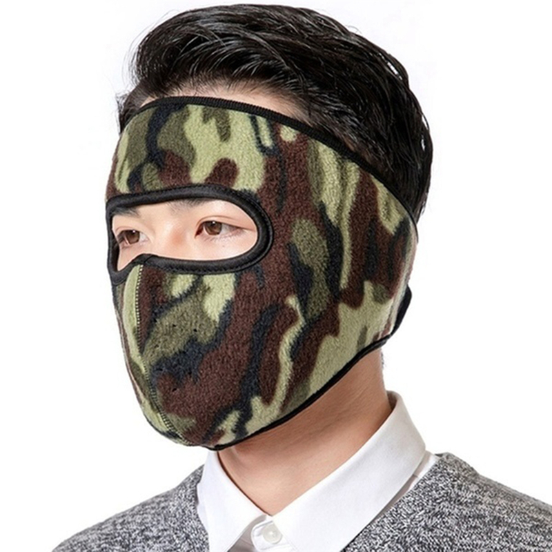 Men And Women Autumn And Winter Outdoor Cycling Mask Heating Thickened Mask Earmuffs Integrated ear-protecting Warm Mask