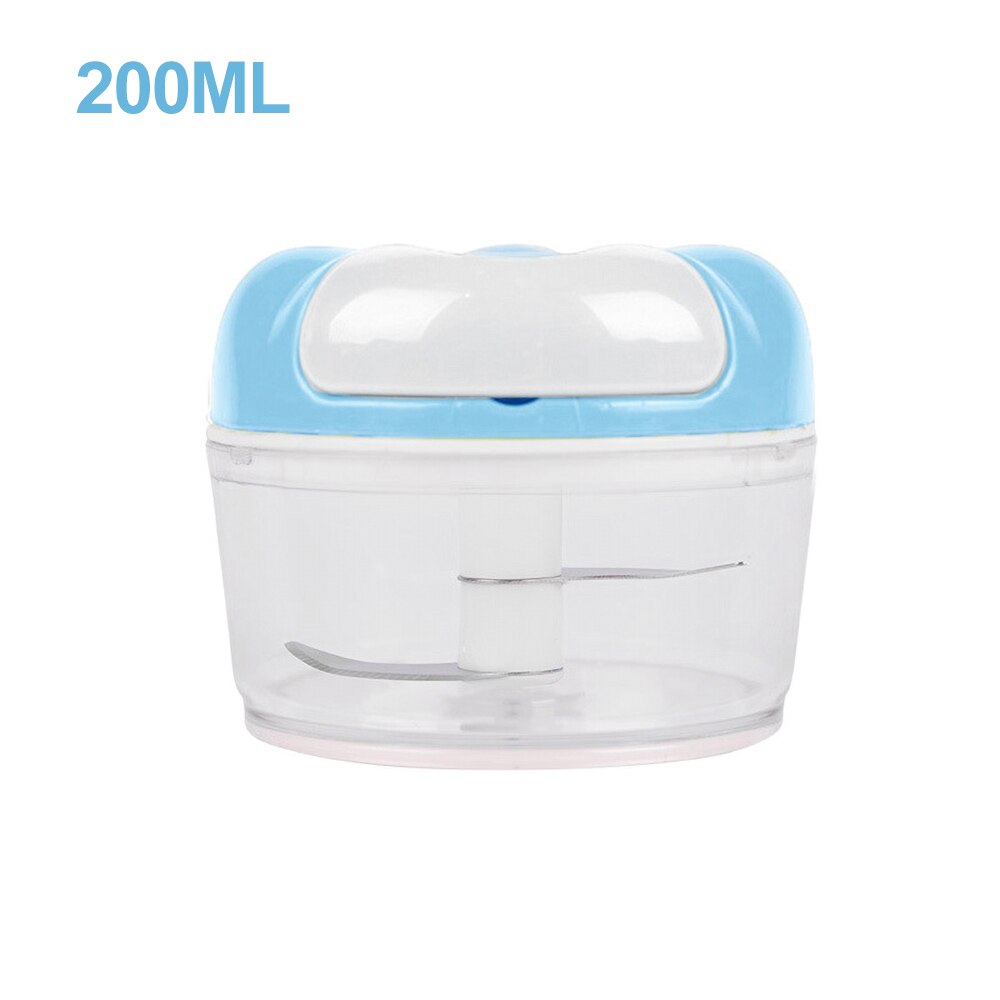 Multifunctional food shredder stainless steel manual garlic masher, meat grinder pounding garlic kitchen accessories gadgets: Light Green