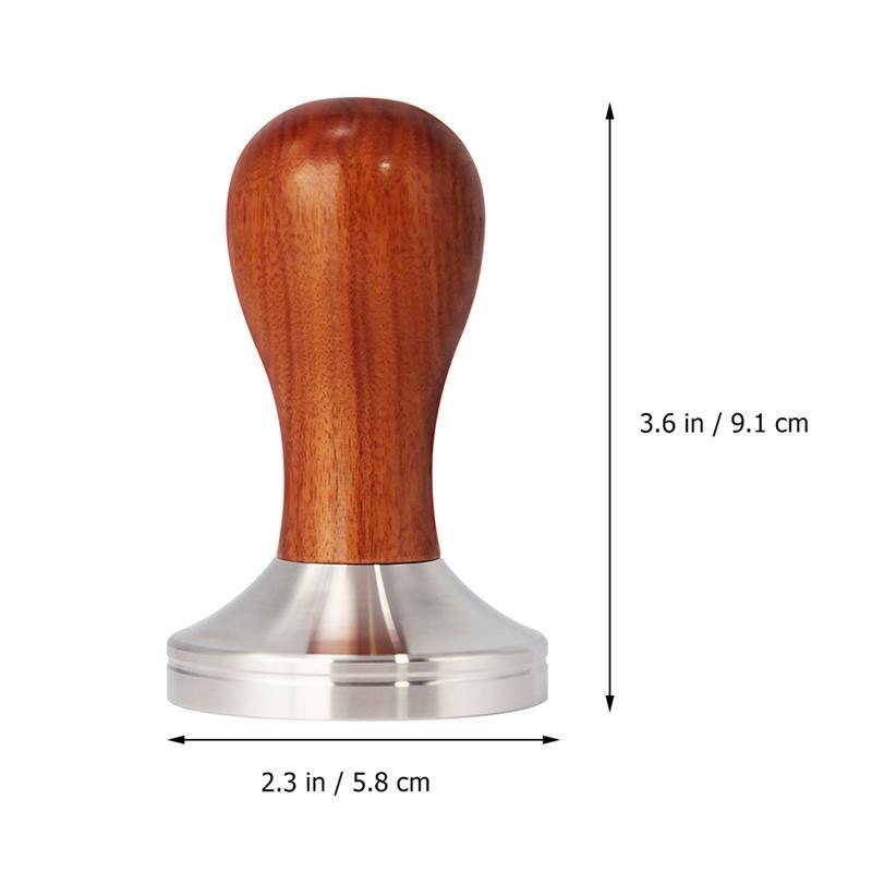 Rustfrit stålkaffe knuser moderne stil kaffebønnepresseværktøj: 5.8 x 9.1cm