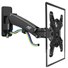 NB F350 Aluminum Gas Spring 40"-50" LCD LED TV Wall Mount Full Motion Monitor Holder Arm Loading 17.6-35lbs (8-16kgs): black
