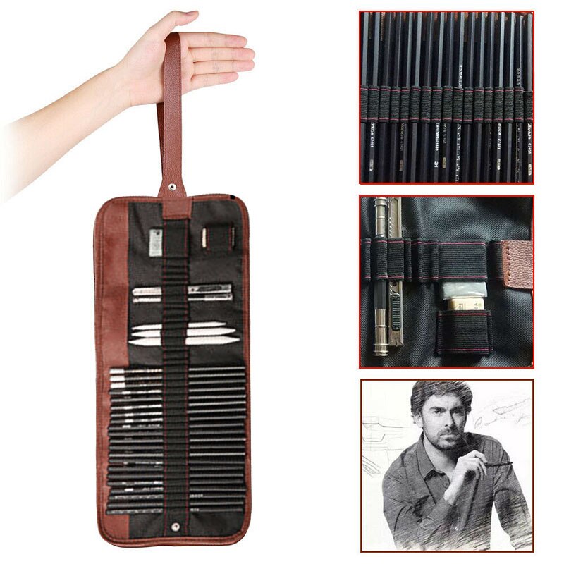 29pcs Pencil Set Sketching Drawing Art Tool Graphite Pencils Sketching Supplies SP99