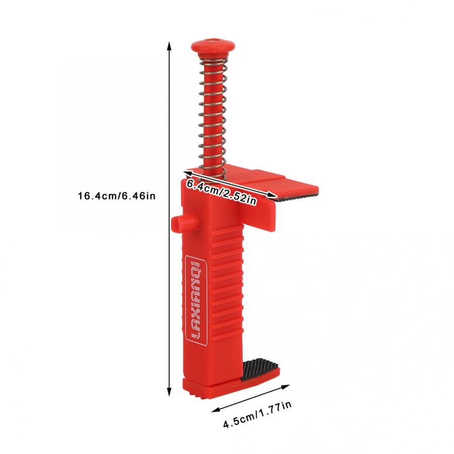 2PCs Brick Liner Plumber Tools Leveling Measuring Tool Hardware Accessory Red Plastic for Building Construction