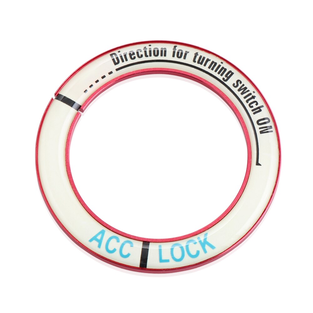 Luminous Car Ignition Key Ring Decor Sticker For O... Vicedeal