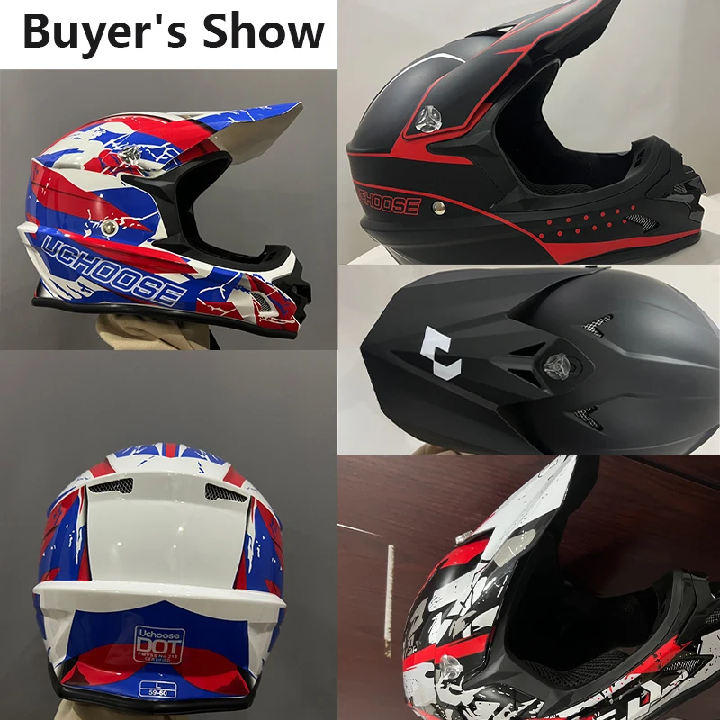 Enviar gafas DOT Adulto Mujer Hombres Cascos únicos Motocross Off Road Casco Downhill