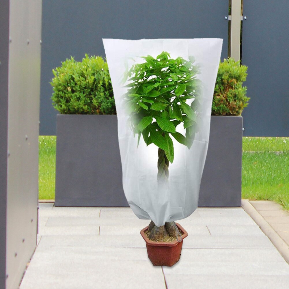 Anlage Schutz Abdeckung Stoff Winter Baum warm Schutz Abdeckung Frost-nachweisen Garten Blumen Tasche mit Kordelzug