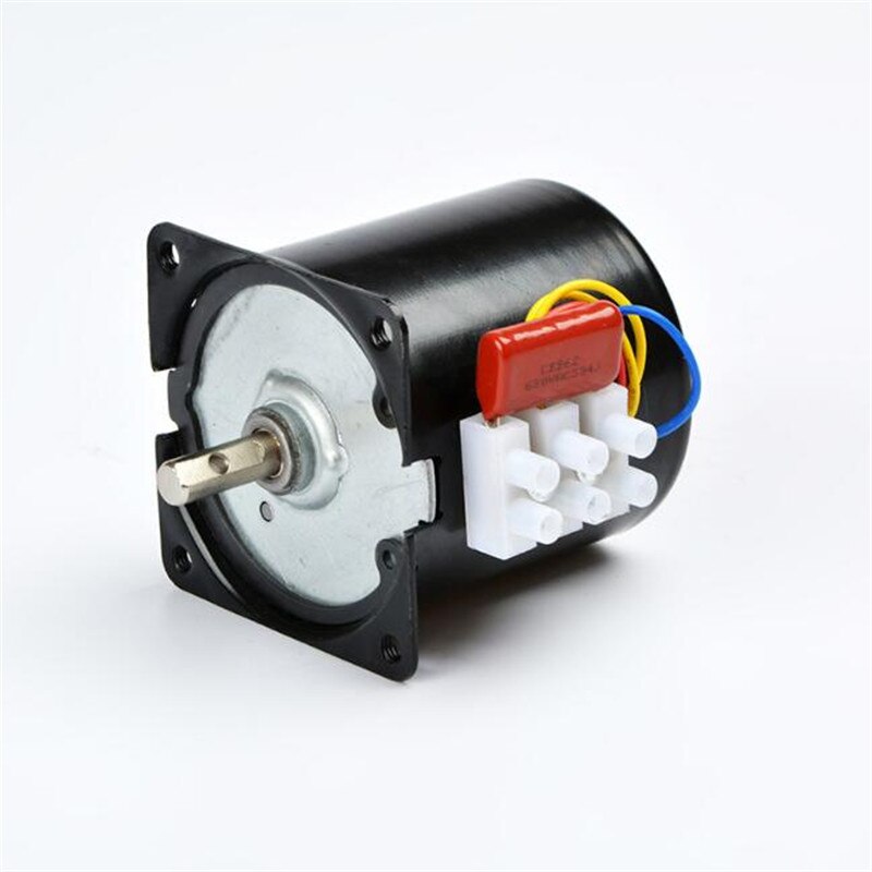 1.5rpm-99rpm 220V AC 14W Gear Motor 60KTYZ Permanent Magnetic Synchronism Lage Snelheid Grote Koppel Kleine Motor