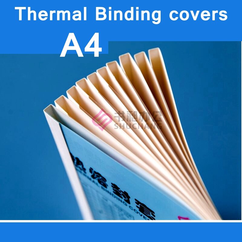 10 stk / parti sc -12 termisk bindingsomslag  a4 limbindingsomslag 12mm (85-100 sider) termobindende maskindæksel