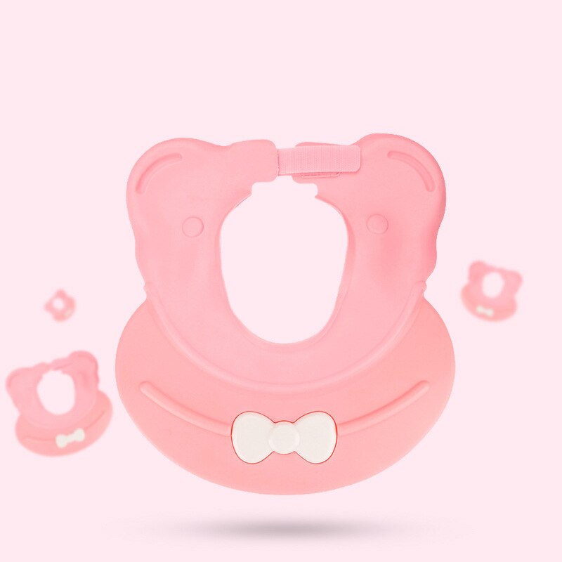 Baby Kids Cap Baby Shower Cap Bad Cap Douche Hoed Bad Visor Kids Bad Bad Wassen Haar Schild Hoed cap Bescherm Ogen Haar: 04