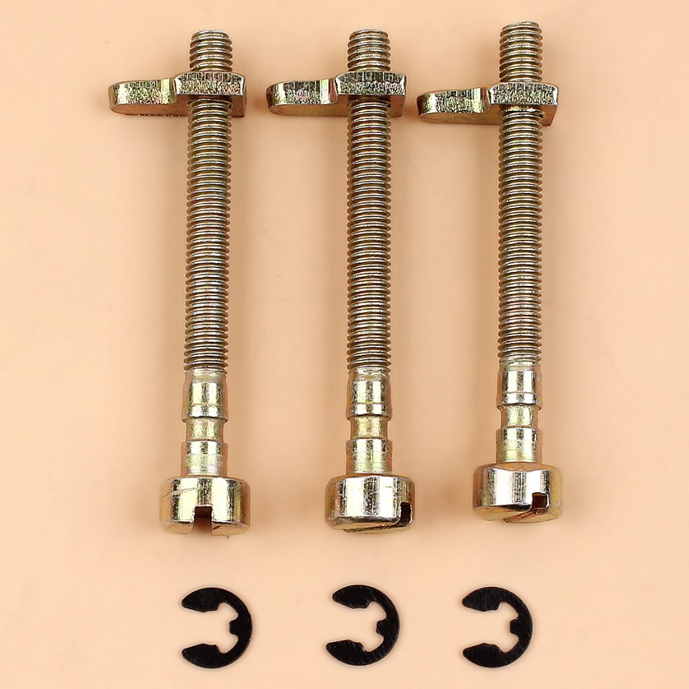 3Pcs/lot Chain Tensioner Adjuster Screw For McCulloch 335 338 435 436 438 440 441 442 444 Chainsaw Replacement Parts