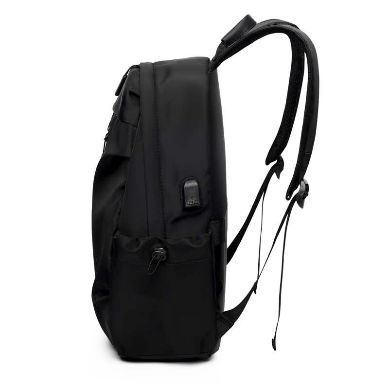 1, 14-Zoll-Freizeit-Schultasche mit großer Kapazität, Sport, einfache Männer und Frauen, universeller Computer-Rucksack mit Anhänger
