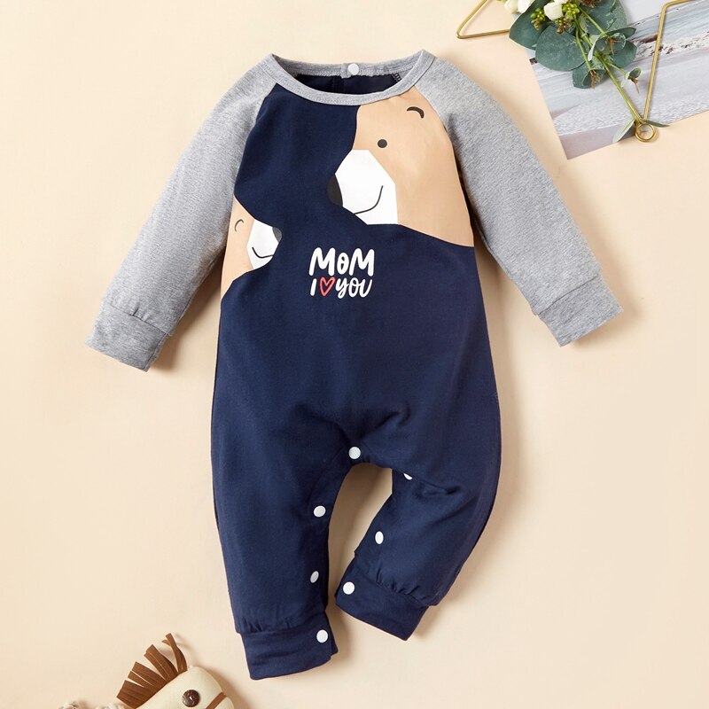 0-24 Pasgeboren Baby Baby Boy Meisje Cartoon Print Romper Kleding Lente Autyumn Lange Mouw Outfit Jumpsuit: 70cm