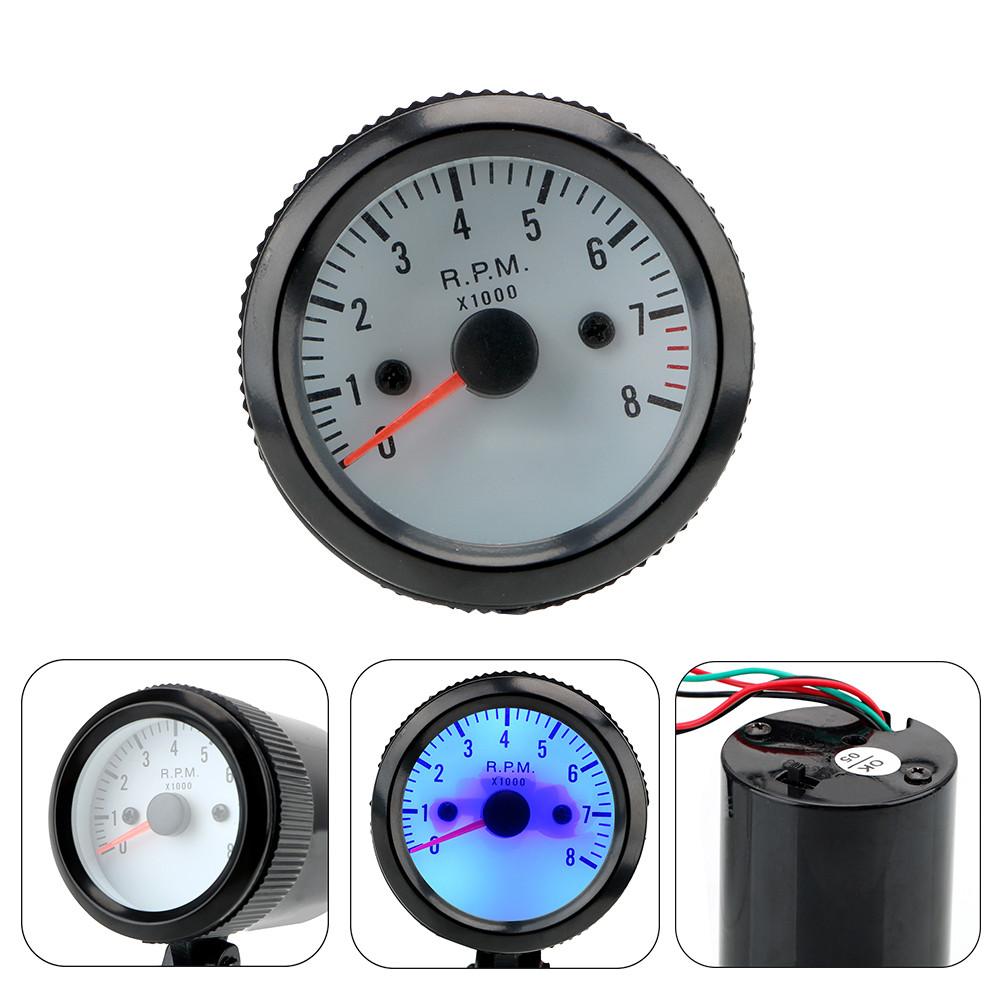 12V Car Tachometer Digital Display Tach Gauge Meter Pointer Tacho Gauge Universal for Gasoline Car/ Truck / ATV tacometro rpm