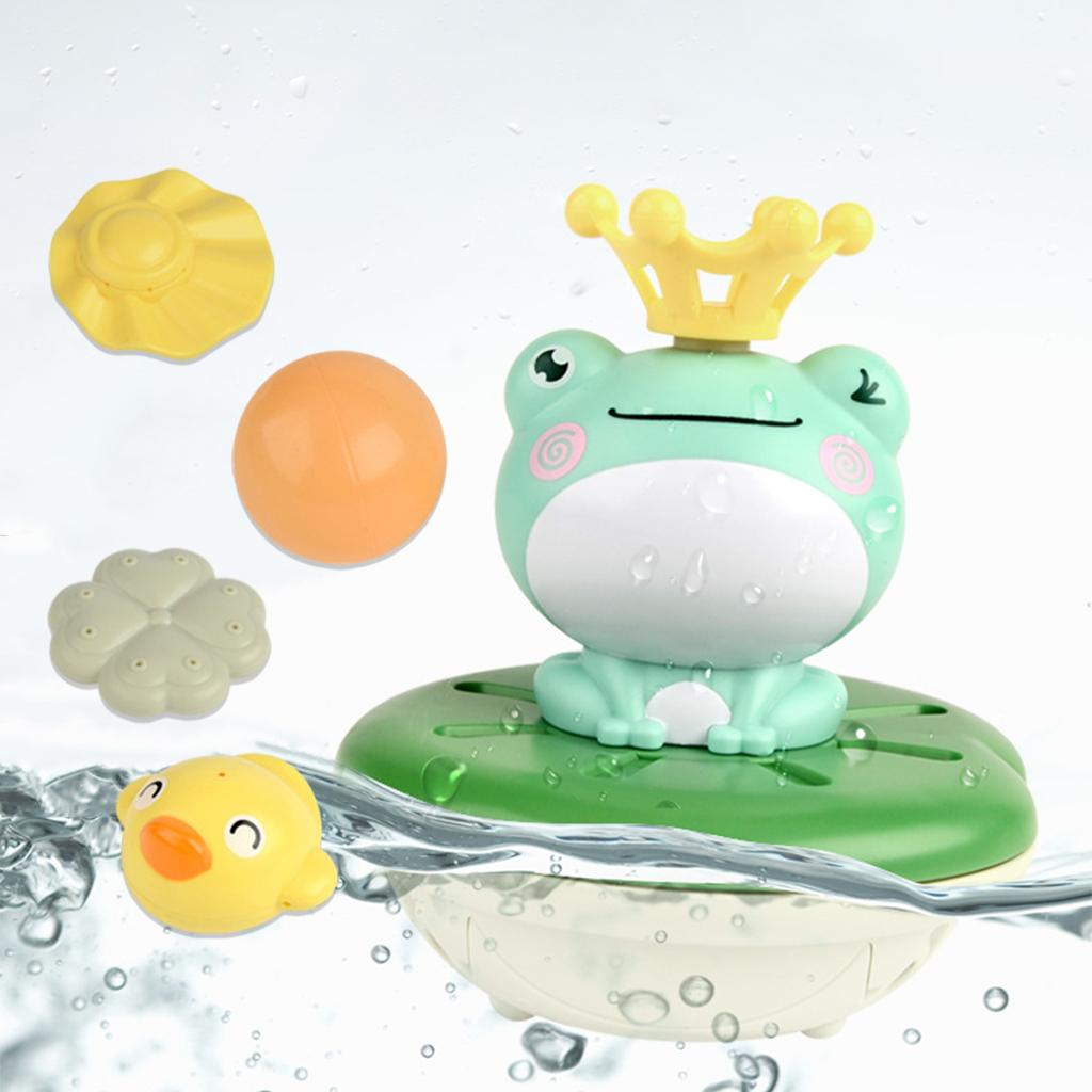 Baby Bath Toy Electric Frog Spray Water Shower Tub Bathroom Toys
