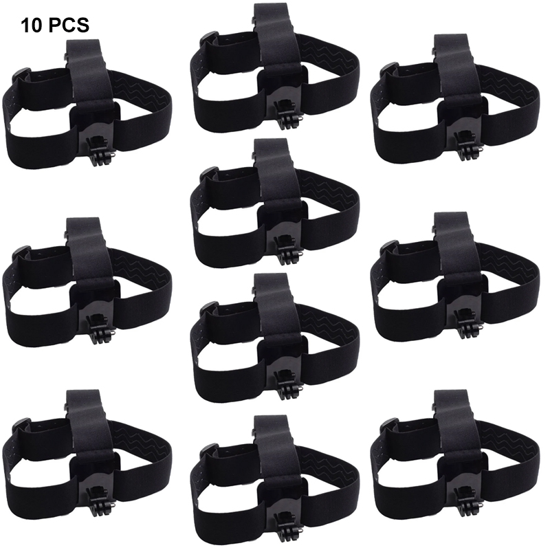 Head Strap Mount Headband Belt For GoPro Hero 12 11 10 9 8 7 6 5 4 SJCAM AKASO Insta360 X2 X3 DJI Osmo Action Camera Accessories: Blue color