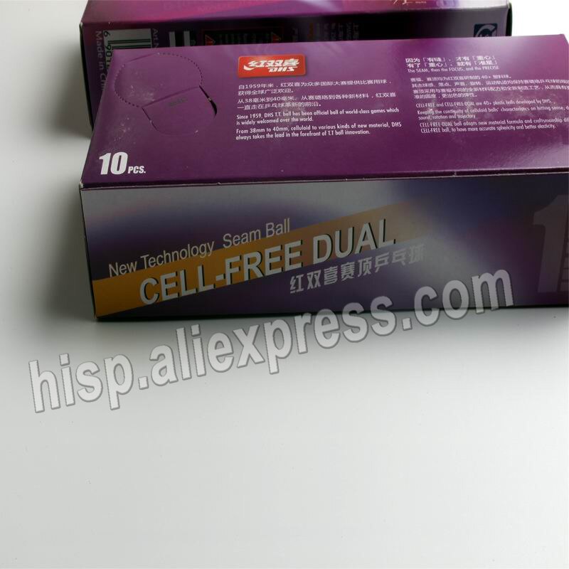 Original DHS one star dual 40+ table tennis ball material Seamed balls total 20 balls for ping pong game