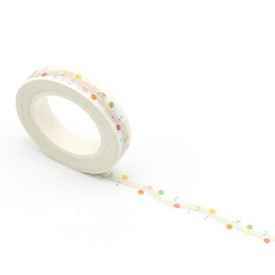 1piece Cartoon Washi Tape Scrapbooking DIY Label High Delicate Pretty Sticker Masking Tape School Office Supply: e