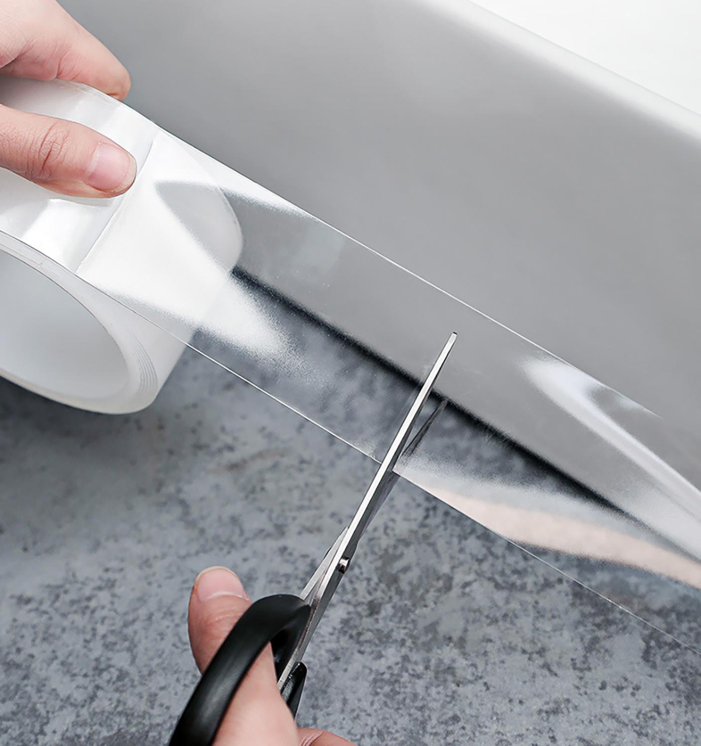 Band Caulk Streifen PVC Selbst Klebstoff Abdichten Abdichtung Band Küche Spüle Toilette Schlecht Dusche Ausrügestochen Badewanne Rosa Grau Klar