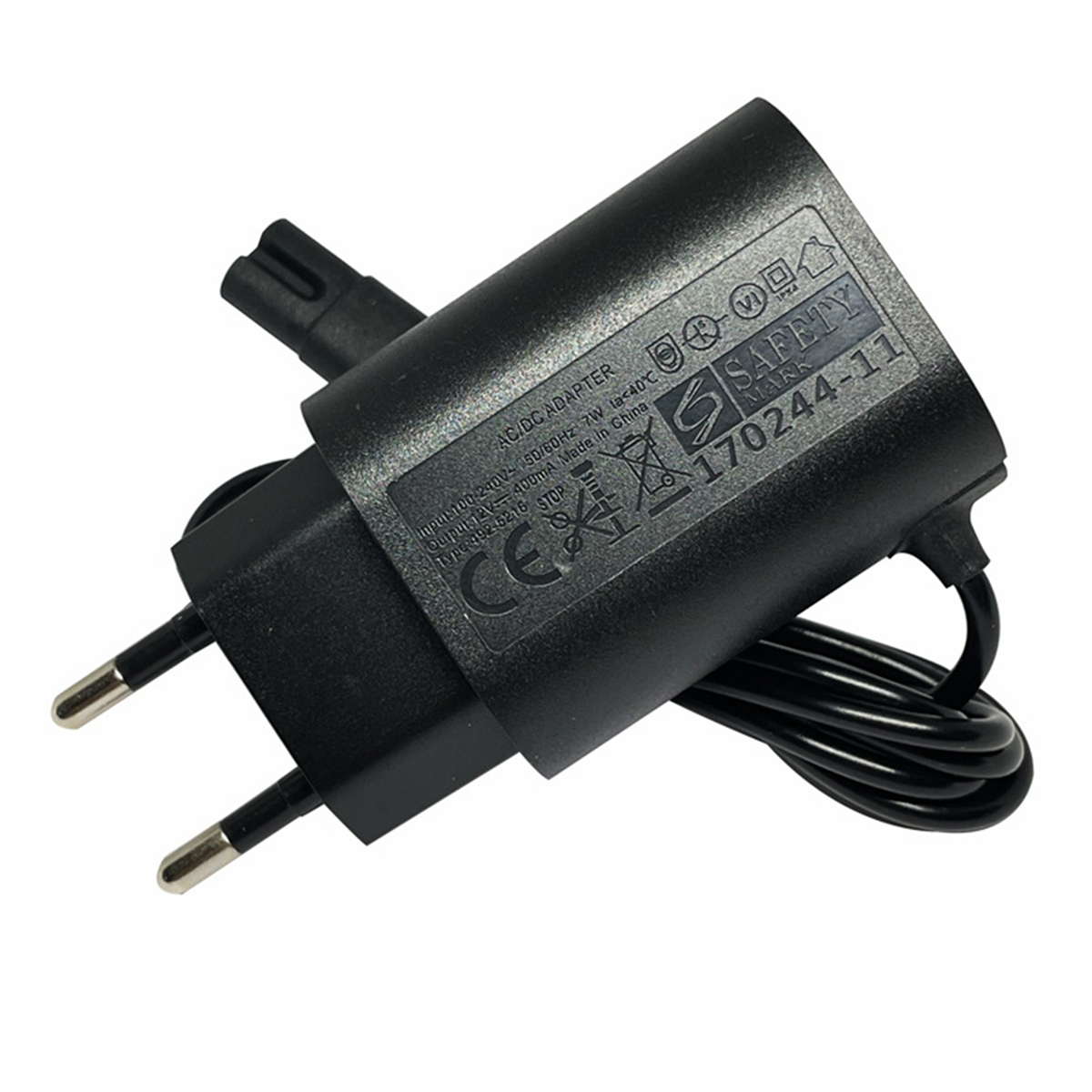 12V 0,4A Ersatz-Rasierladegerät für Braun Serie S3 S5 S7 S8 S9 Elektrorasierer-Ladegerät-Adapter EU-Stecker