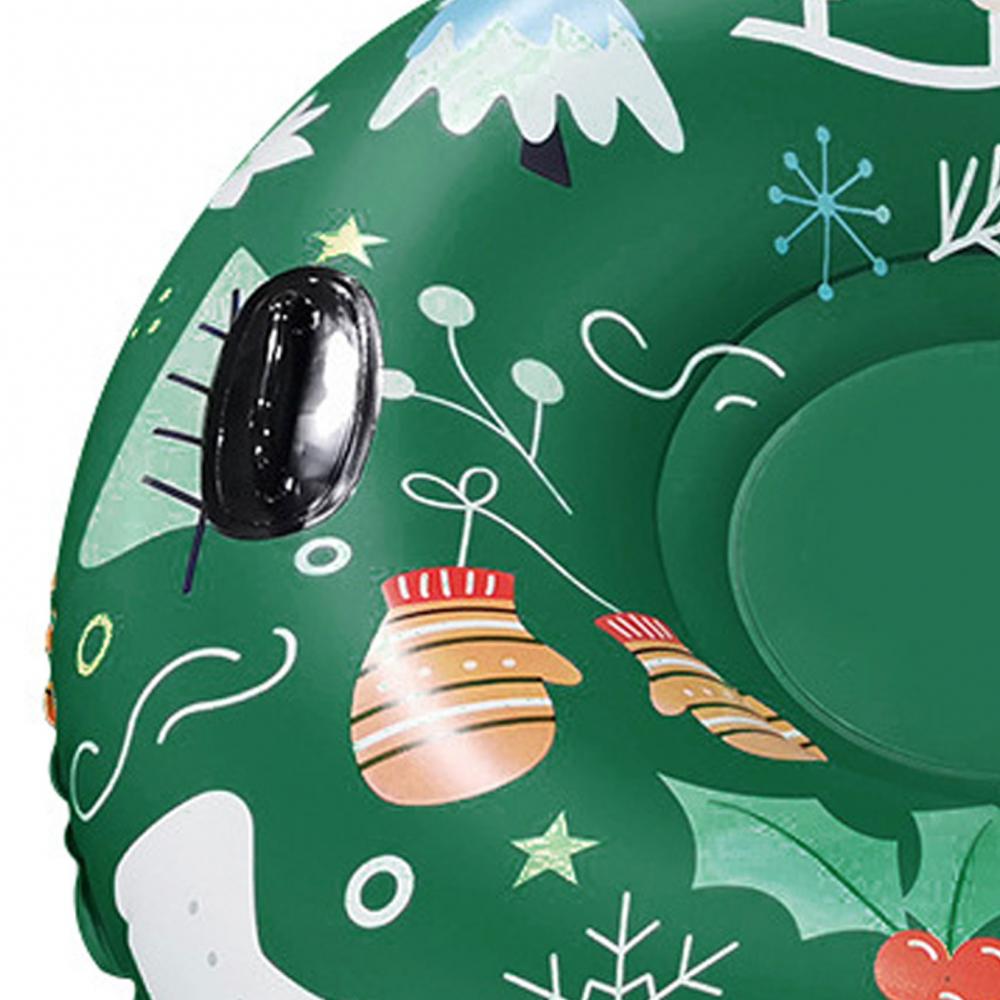 Zware Kerst Stijl Verdikking Koud-Slip Opblaasbare Sneeuw Slee Buis