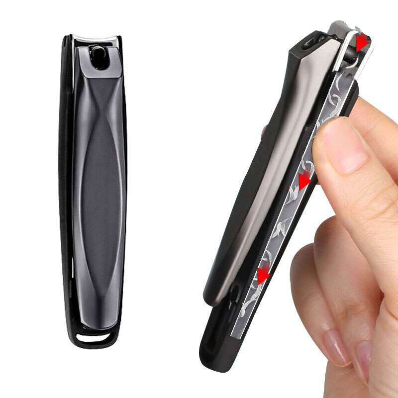 Splash-proof Nail Clippers Set Stainless Steel Single Diagonal Anti-splash Nail Cutter 4 Styles Sharper Nail Trimmer