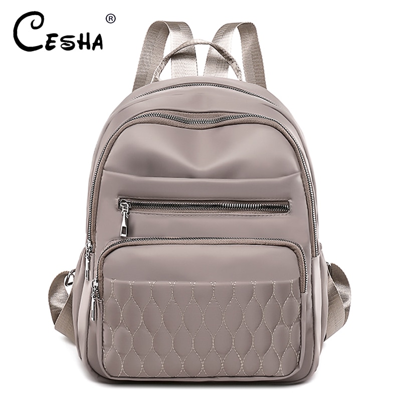 Mochila bonita estilo informal de viaje para mujer, morral escolar para chicas, de tela suave de , con múltiples bolsillos