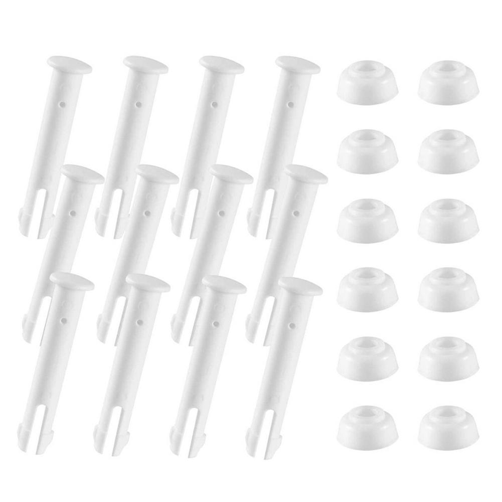 12 Stuks Plastic Zwembad Joint Pins Rubber Afdichtingen Voor Intex 10 '-12' Bovengrondse Metalen Frame Zwembaden zwembad Vervangende Onderdelen 28270-28272: 1