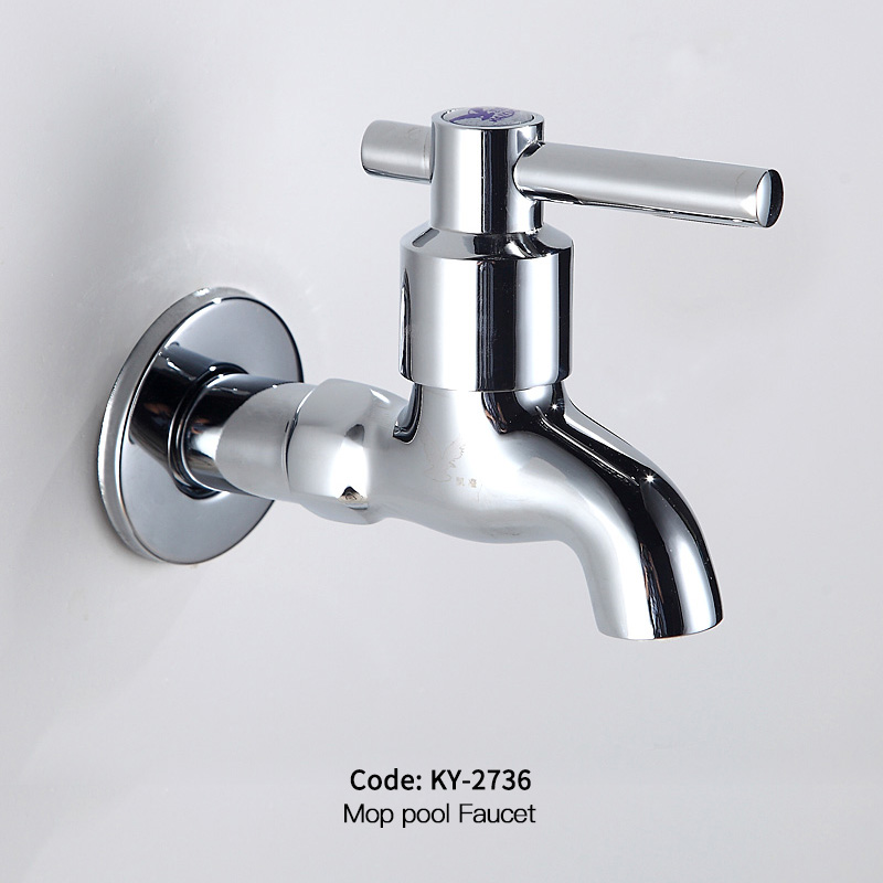 KAIYING Brass Decorative Outdoor Faucet Garden Bibcock Tap Bathroom Washing Machine Faucet Toilet Mop Pool Taps: 2736