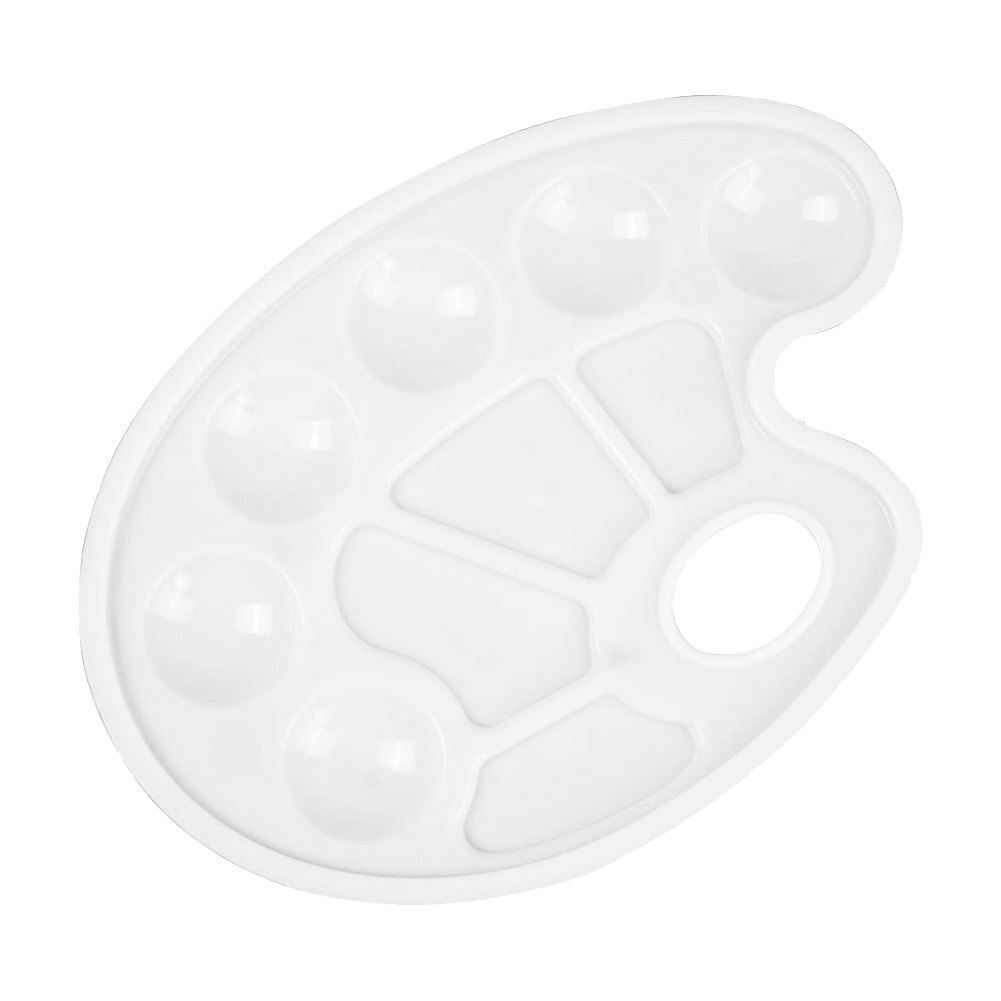 Plastic Color Palette Oil Watercolour Painting Pigment Tray Pallet Supplies Arts Crafts Alternatives Painted Tools