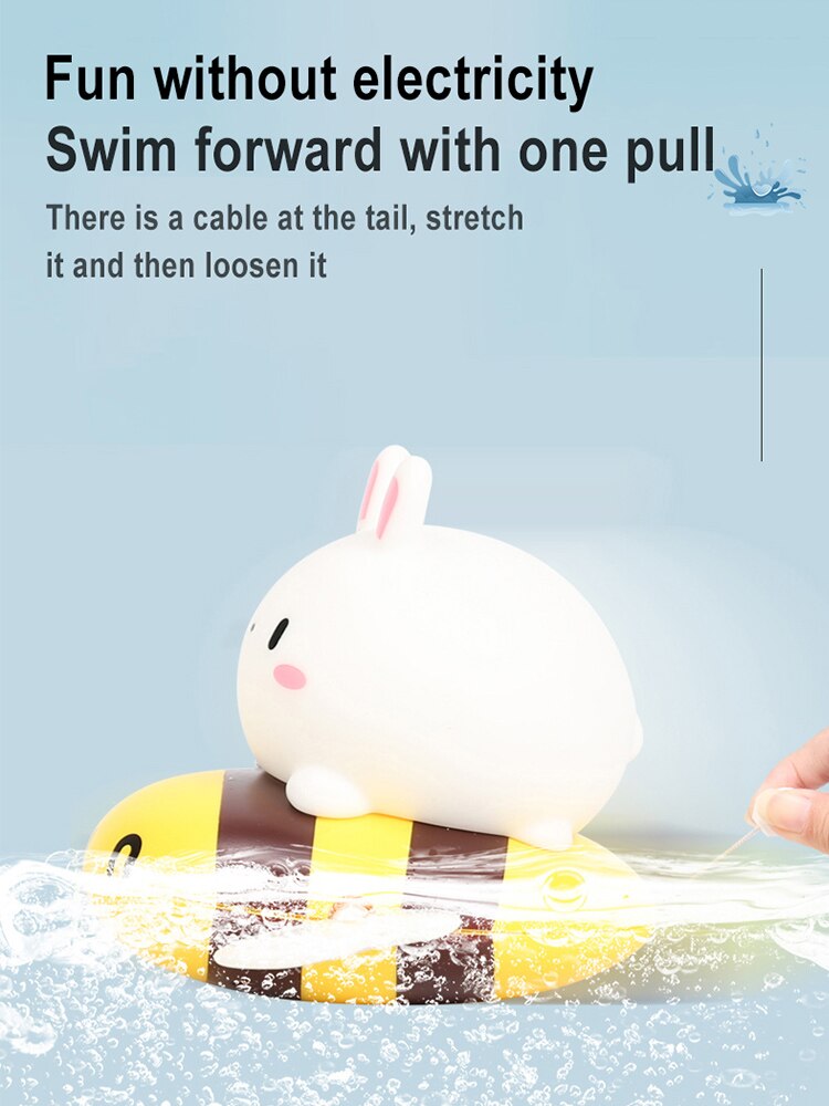 Newest Summer Cute Cartoon Animal Swimming Pool Toys Swimming Pool Decoration Baby Bathtub Floating Toys Beach Shower Toys