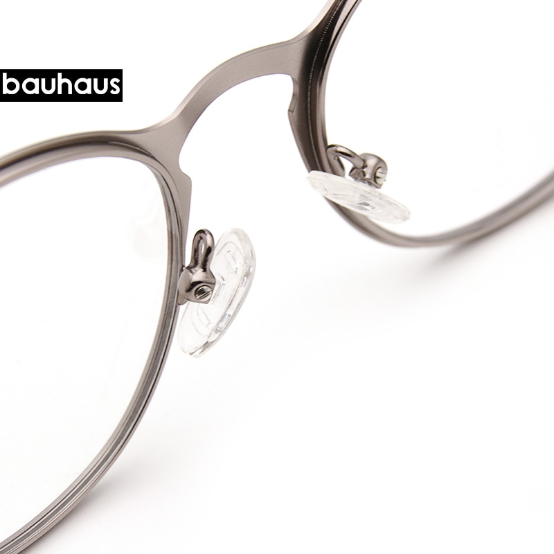 Bauhaus-Gafas de metal X106 para hombre o mujer, bastidor para el imán