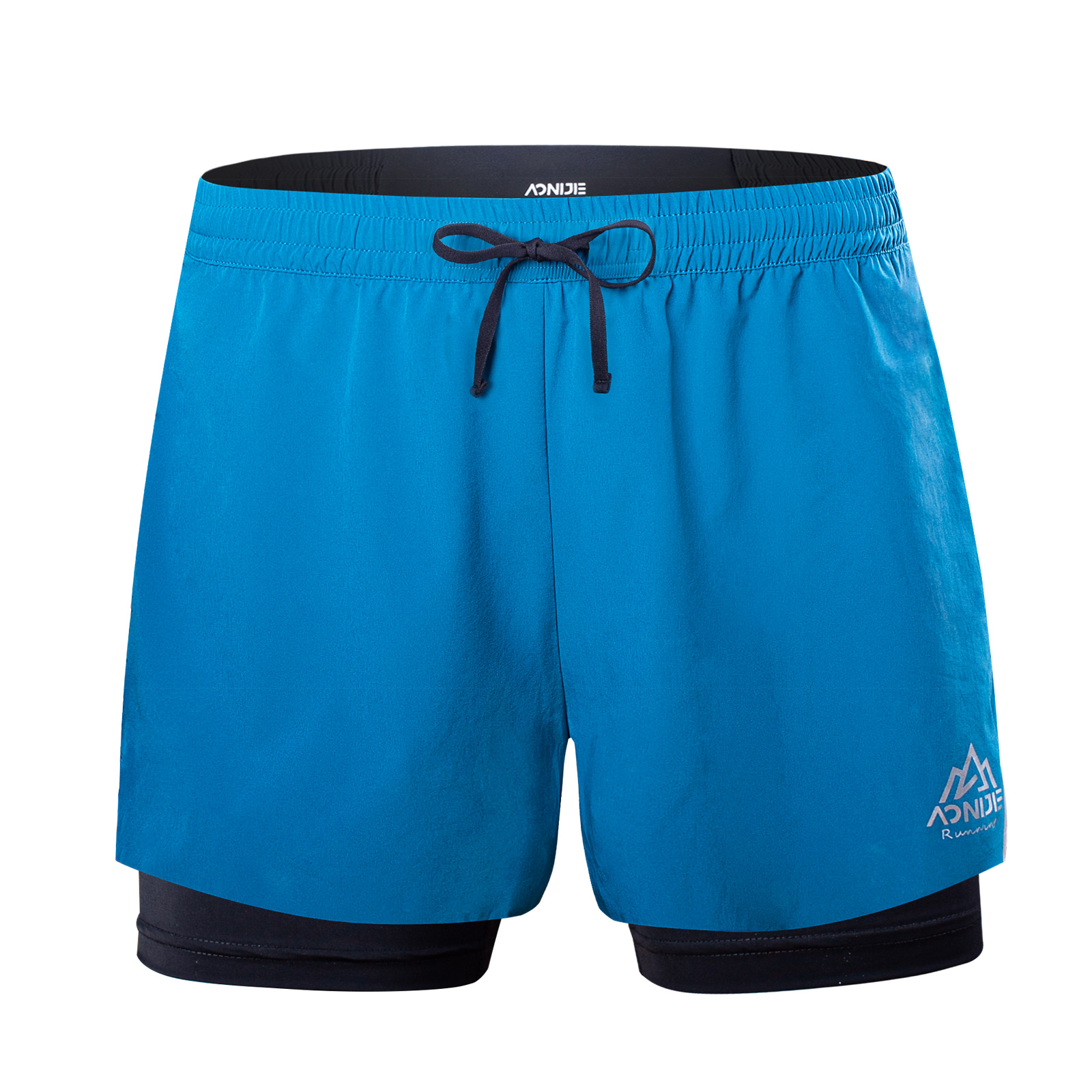 Aonijie  f5102 herre hurtigttørrende trepunkts boxershorts med indvendigt for til trail fitness maratonløb fitnesscenter