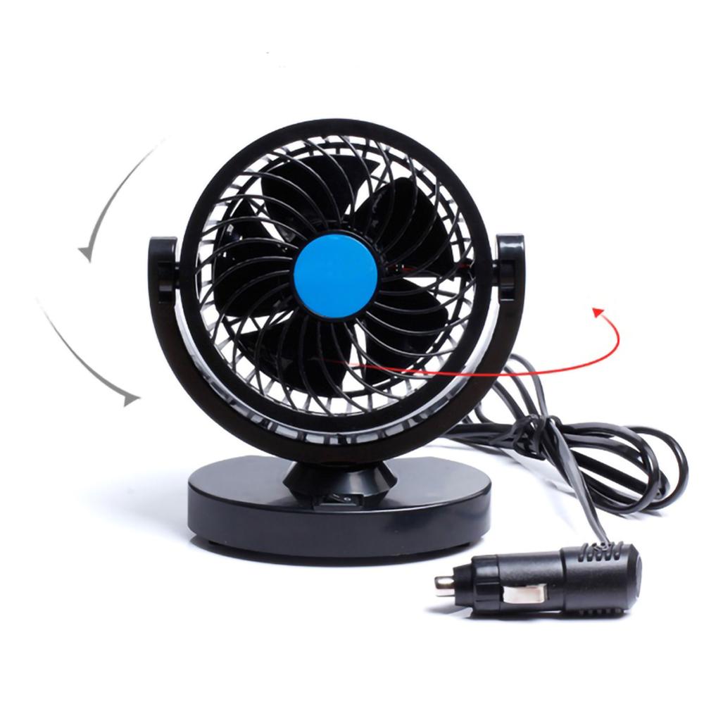 Car Fan Suction Cup Car Seat Back Single Head Car Fan 12V Universal Large Wind Two Speed Control Car Fan: Default Title