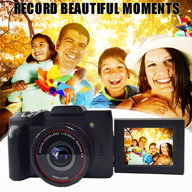 Digital Full HD1080P 16x Digital Zoom Camera 4K HD Camera Video Camcorder Vlogging 2.4inch Screen Camera Camcorder